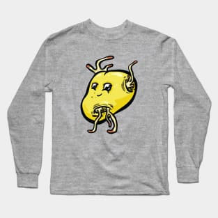 Potato People, Happy New Potato Garden Tips Toons Long Sleeve T-Shirt